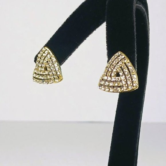 14K Yellow Gold Diamond Twist Hoop Earrings – Long 14K Gold Trefoil 2ct Diamond Twist Earrings Ladies 14 K Sterling Silver Jewelry